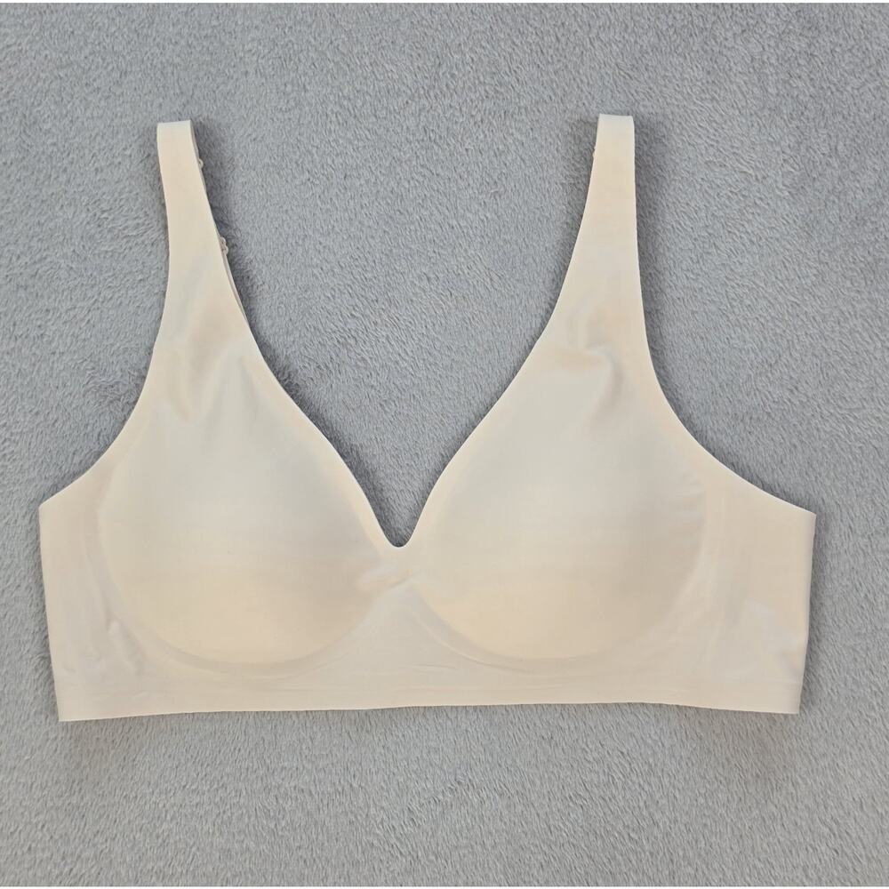 Women’s Nude Wireless T-Shirt Bra XXL+ Seamless Comfort Bra New